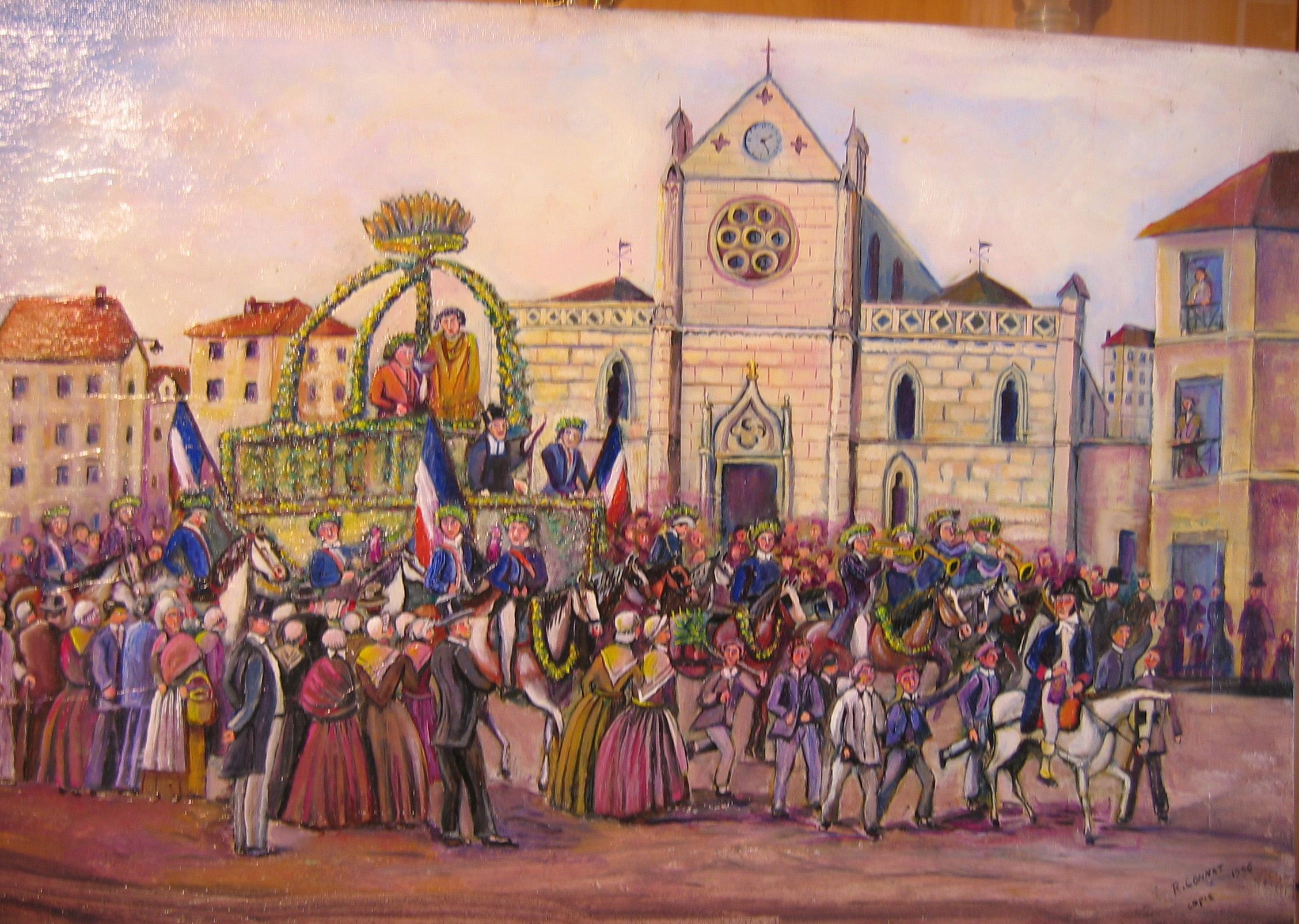 La Saint-Vincent  Montreuil vers 1860