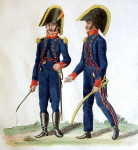 Officers of the regiment of artillery of Estramadure (1812)